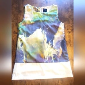 Against Nudity Montreal beautiful abstract watercolour sleeveless top